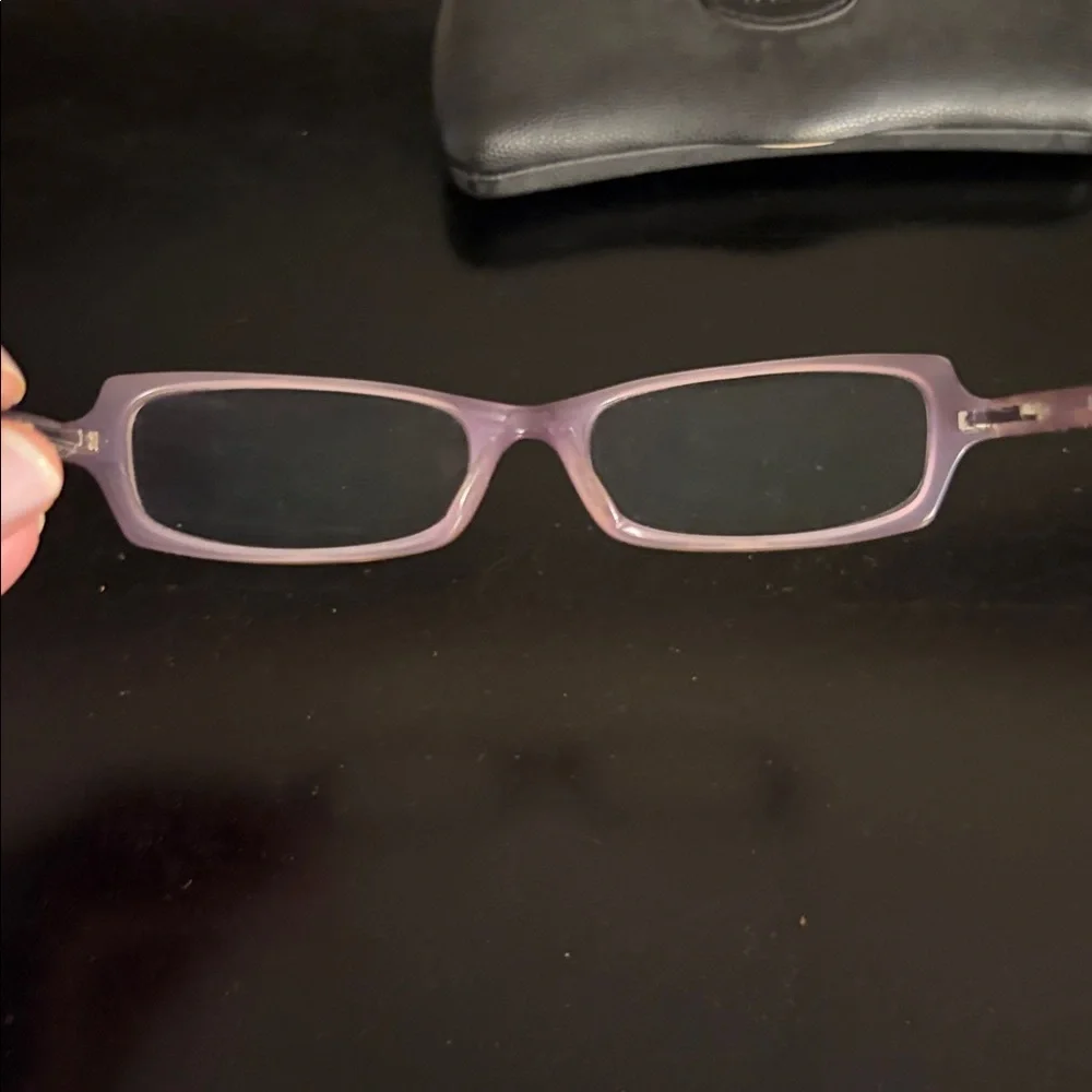 See Eyeglasses with Case - tortoiseshell and lavender